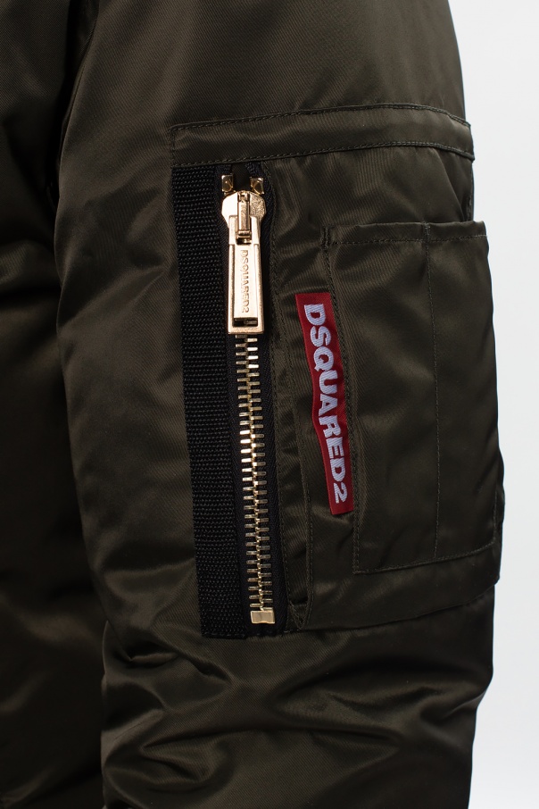dsquared2 mother fluff bomber ダウンジャケット Dsquared2 Mother Fluff Puff Bomber | italist